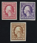 CKStamps: US Stamps Collection Scott#344 345 346 Washington Mint H OG