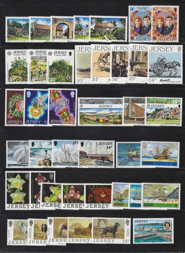 Jersey MNH Collection of 377 Stamps Most in Complete Sets ZAYIX 0525L0003 - Picture 5 of 8