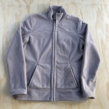 The North Face Fleece Jacket Womens Medium Purple Full Zip Soft Cozy Outdoor