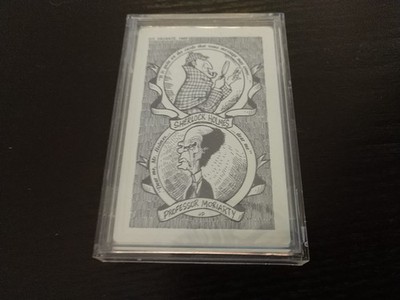 Sealed Deck Of Sherlock Holmes Professor Moriarty Playing Cards 1989