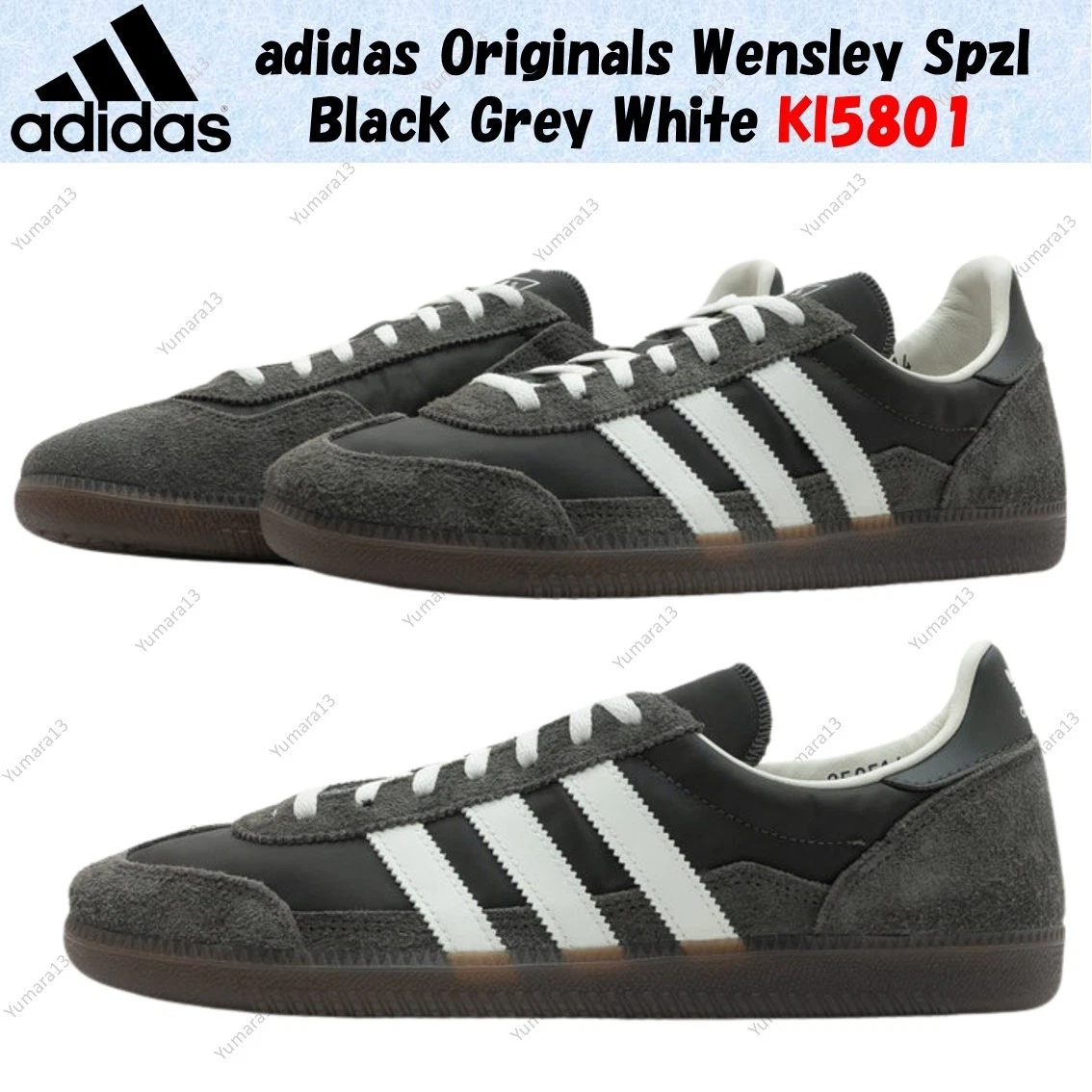 adidas Wensley Spezial Utility Grey Off White Gum for Sale