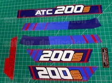1985 85' ATC 200s Rear Fender 7pc autocollant Graphic decal stickers trike