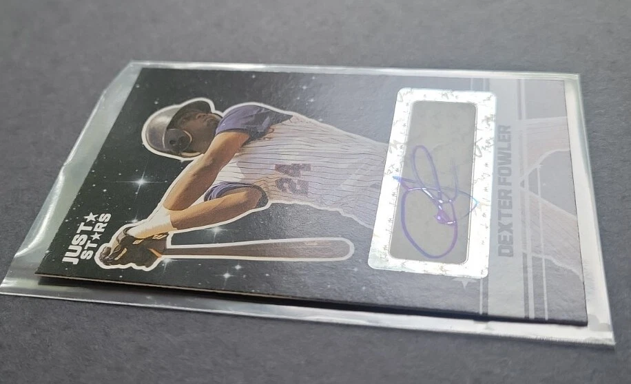 Dexter Fowler 2008 Just Stars Black Edition Auto #3/25 Prospect Rookie Rockies - Image 4 of 4