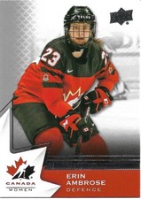 Erin Ambrose #60 - 2020 Team Canada Juniors - Base