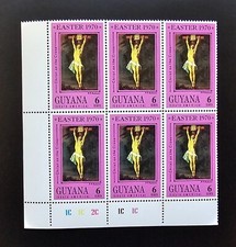 Guyana British Guiana 1970 Easter Paintings Peter Paul Rubens BLK of 6 Sheet #2C