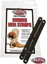 Heel Straps Rubber Spur Tie Downs Pair by Weaver Leather New