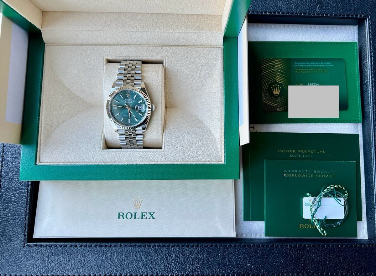Rolex Datejust 126234 Silver Jubilee Bracelet with Silver Rolex Datejust 126234 Silver Jubilee Bracelet with Silver