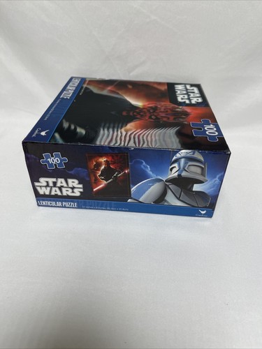 Star Wars Lenticular Puzzle DARTH MAUL  3D Effect 100 Piece Jigsaw Puzzle 12x9 - Picture 5 of 6