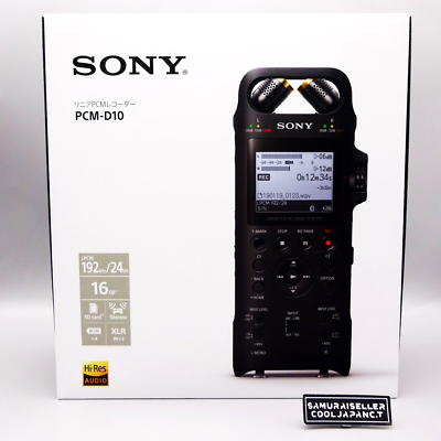 Sony PCM-D10 Linear PCM recorder high res recording support 16GB