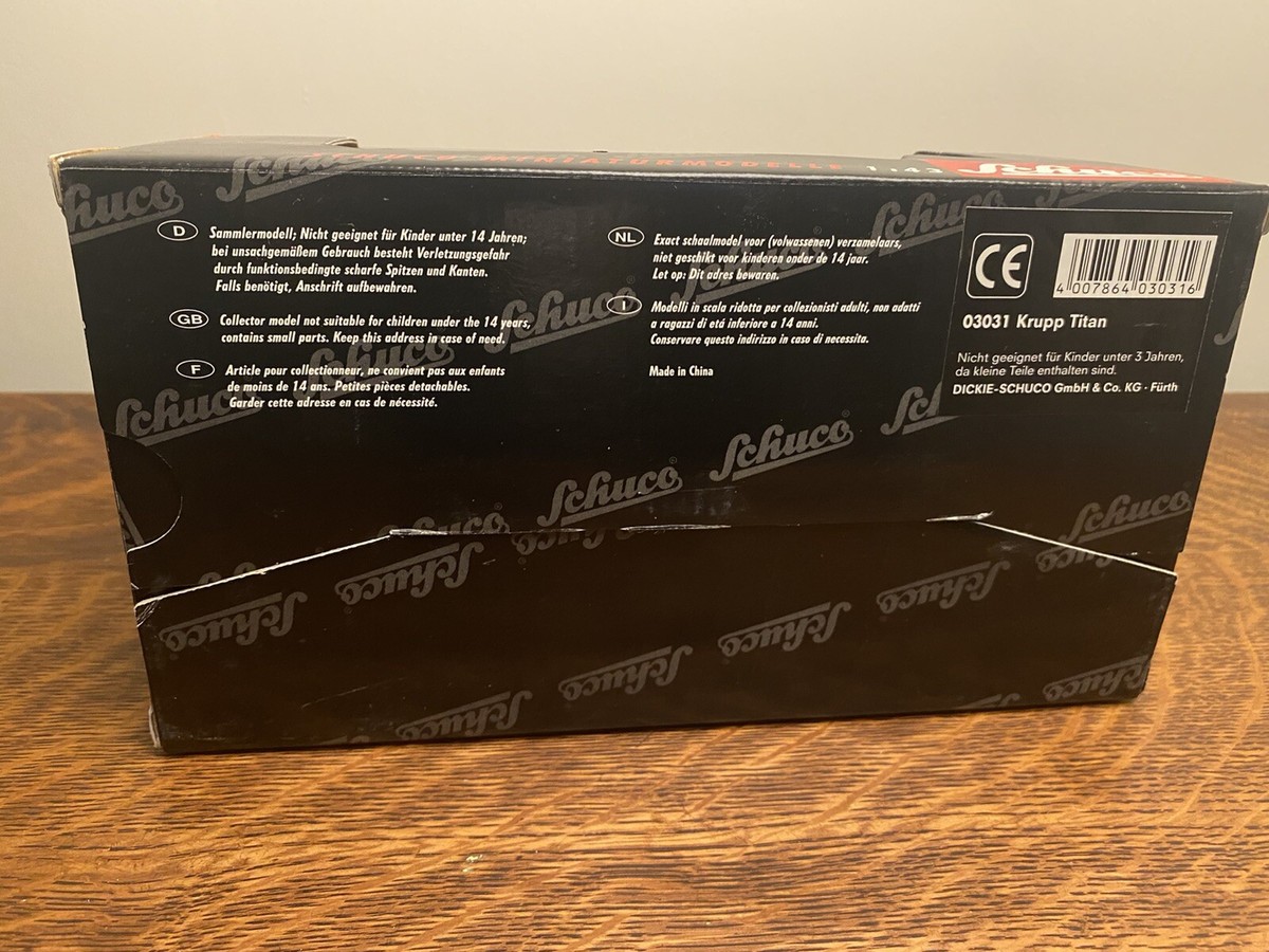 1 43 SCHUCO 1950 KRUPP TITAN TARPAULIN TRUCK RARE for sale online