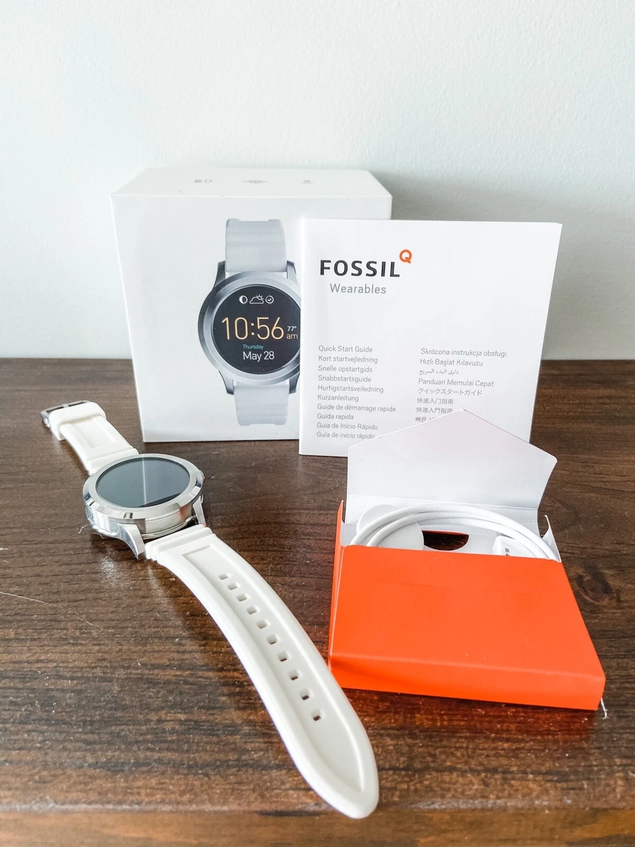 Fossil Q Founder 2.0 White. SCRATCHES | eBay