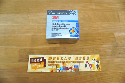 IMATION 3M DS,HD 1,44 MB 3.5'' Floppy Disks - 10 Pack - NOS | SEALED
