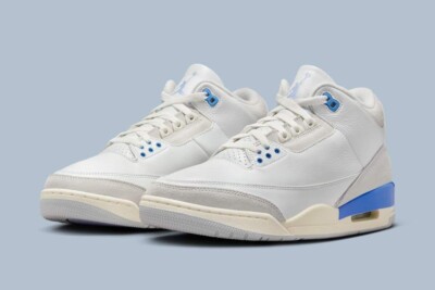 Nike Air Jordan 3 Retro Lucky Shorts University Blue CT8532-101 Men s Shoes NEW