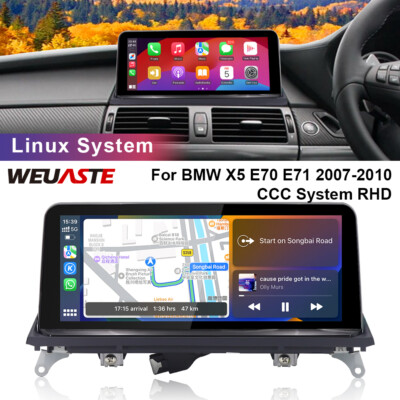 For BMW X5 E70 E71 2007-2010 CCC System RHD 10.25'' Car Multimedia Screen Wifi