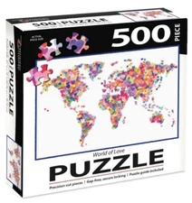 Turner Licensing 500 Pieces World of Love Jigsaw Puzzle