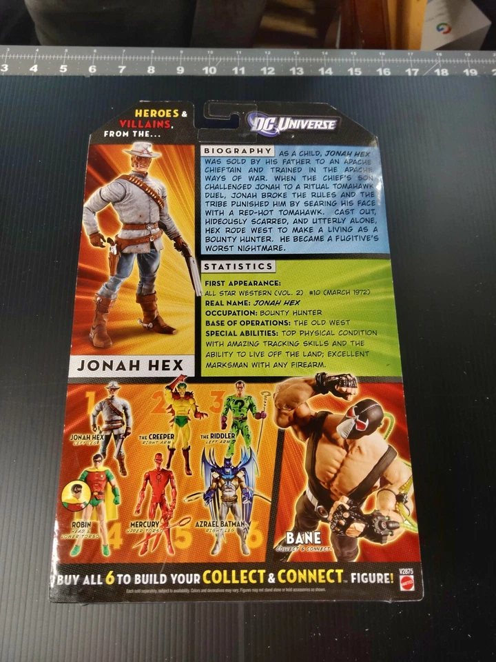 Figura de acción Mattel DC Universe Classics Wave 16 serie Bane Baf: Jonah Hex Foto 2 de 2