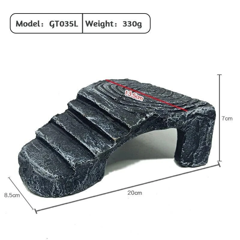 Turtle Basking Platform Rock Basking platform reptile cave geckodry land 🦎 - Image 4 of 4