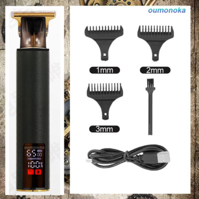 G6 Professional Hair Clipper All-Metal Titanium Blade LCD Display IPX4 USB-C