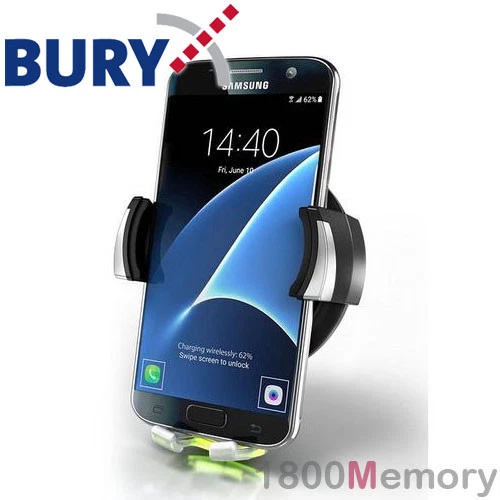 Base Qi de carga de alimentación inalámbrica universal Bury con sistema 8 9 adaptador de corriente Foto 2 de 4