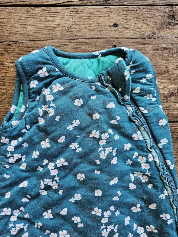 Saco de dormir Posh Peanut Adriana sin mangas 2,5 TOG niñas bebé 0-6 meses azul Foto 2 de 4