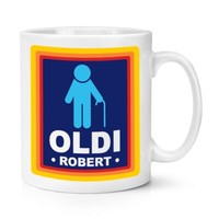 Personalisiert Oldi Mann 284Ml Becher Tasse Lustig Opa Papa Alt Scherz UnhöFlich