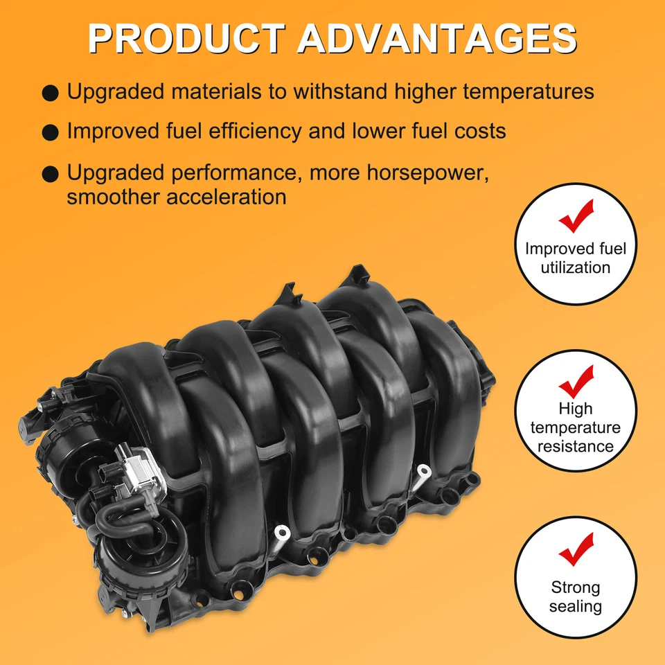 Colector de admisión con junta para Ford F-150 2015-2017 5,0 L FL3Z-9424-J FL3Z-9424-B Foto 4 de 4