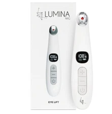 Lumina NRG Eye Lift 3-in-1 Eye Massage Wand with LED Light Therapy NIB 