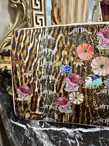 CAMILLA SILK ZIBA ZIBA CLUTCH BAG WITH STRAP SND CRYSTALS BNWT SOLD OUT - Picture 9 of 12