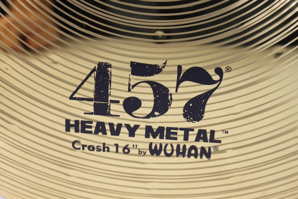 Platillo de choque Wuhan 457 Heavy Metal 16" NUEVO (875 gramos) #R5143 Foto 2 de 3