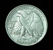 Moneta da mezzo dollaro in argento 1944 Walking Liberty (T14)