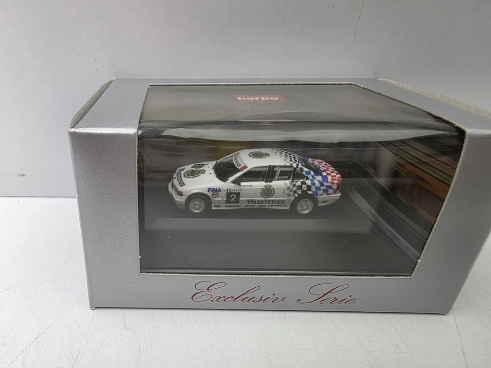 H0 / 1:87 - Herpa - PKW BMW 318i Motorsport Team ADAC Cup in OVP/ 2 G 589 - Bild 1 von 1