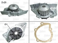 Valeo 506117 Wasserpumpe FüR CitroËN Passend FüR Fiat Hyundai Lada Lancia
