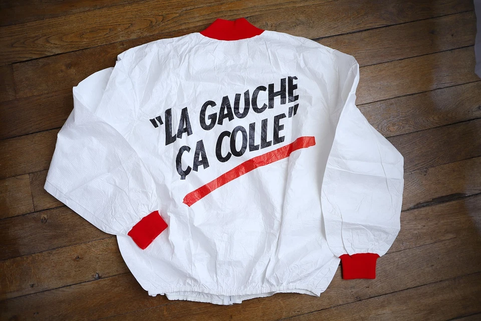 Blouson de colleur d'affiches du Parti socialiste - élections de 1981 - PS - Photo 2/3