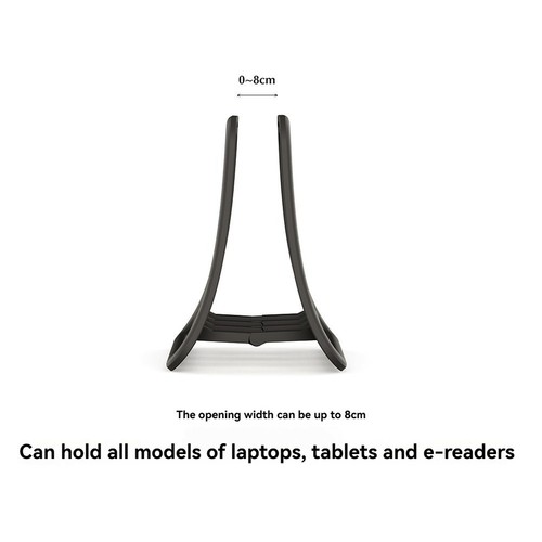 2X (support vertical réglable pour ordinateur portable - support pour ordinateur portable et tablette vertical3018 - Photo 5/10