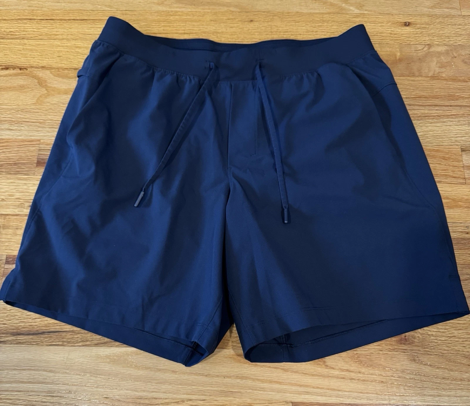 Lululemon Zeroed In Linerless Shorts Mens Large Navy Blue 7" Performance LM7BJ0S