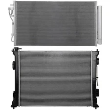Aluminum Radiator & AC Condenser Cooling Kit For 2016 Kia Optima