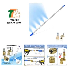 Radiator Cleaning Wand – Pressure Washer Tool for Cars, Trucks & RVs, Dual-Us...