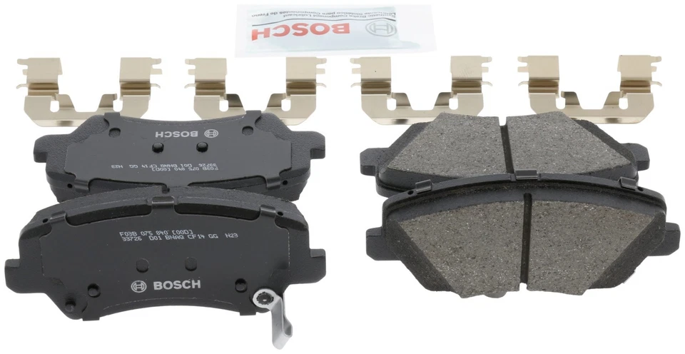 Kit de pastillas de freno y rotor de cerámica Bosch QuietCast para Hyundai Elantra GT 2013-2015 Foto 4 de 4