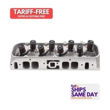 Edelbrock 50459 One Natural Aluminum Bbc E-street Cylinder Head - 290cc 2.191.