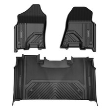 LASFIT TPE Floor Mats Floor Liner for RAM 1500 2019-2024 / RAM 1500TRX 2021-2024