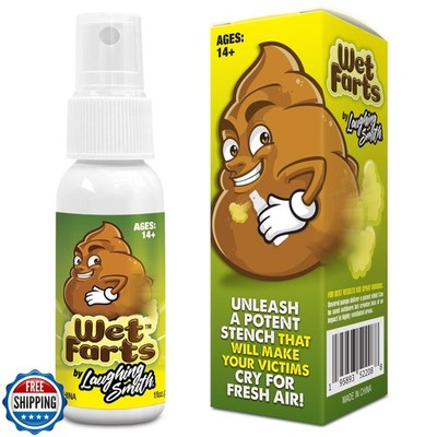 Laughing Smith - Wet Farts - Potent Stink Spray - Extra Strong Stink - Hilari