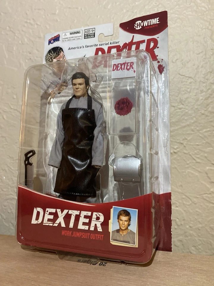 Boneco de ação Dexter - Macacão de trabalho, Showtime, Bif Bang Pow! 2010, novo na caixa - Imagem 2 de 4