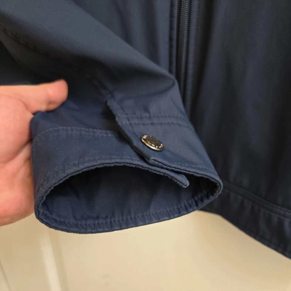 Chaqueta mediana Haggar para hombre azul marino abrigo vintage primavera/verano Foto 2 de 4