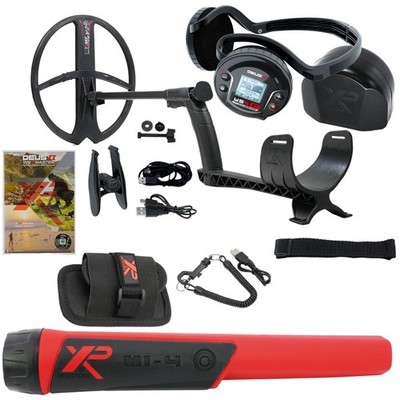 XP Deus II with 13''x11'' FMF Coil, WS6-ST, and MI-4 Pinpointer