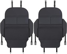 Seat Back Protector  Large Capacity Pocket Storage BLACK