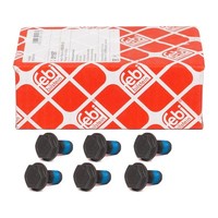 6X febi Schwungradschraube M10X1Mm FüR VW Golf 2 3 4 Passat Polo Touran T3 T4 T5