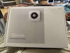 GOVEE Wall Mounted CD Player White Bluetooth FM Radio KC-809 NEW IN BOX