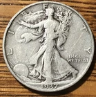 1937 S Walking Liberty Silver Half Dollar - XF Quality Grade - Low Mintage