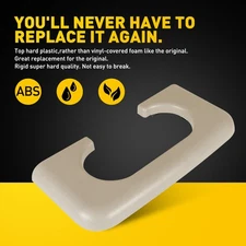 Fits 1999-2010 For Ford F250 F450 F350 Cup Holder Pad Trim Center Console Beige