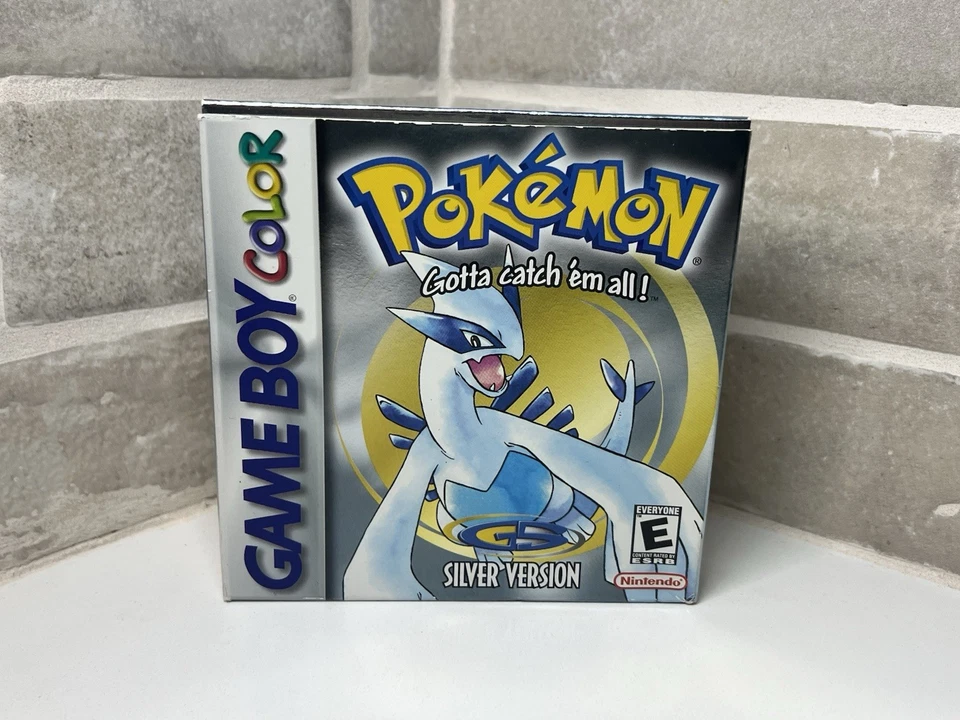 Pokemon Silver Version Nintendo GameBoy Color - Complete in Box - Inserts - VG - Image 3 of 4